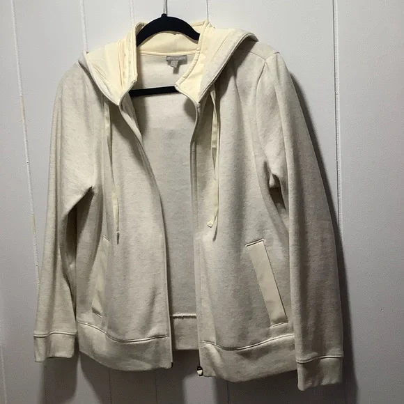 Talbots Off-White Zip-Up Jacket - Picture 5 of 7